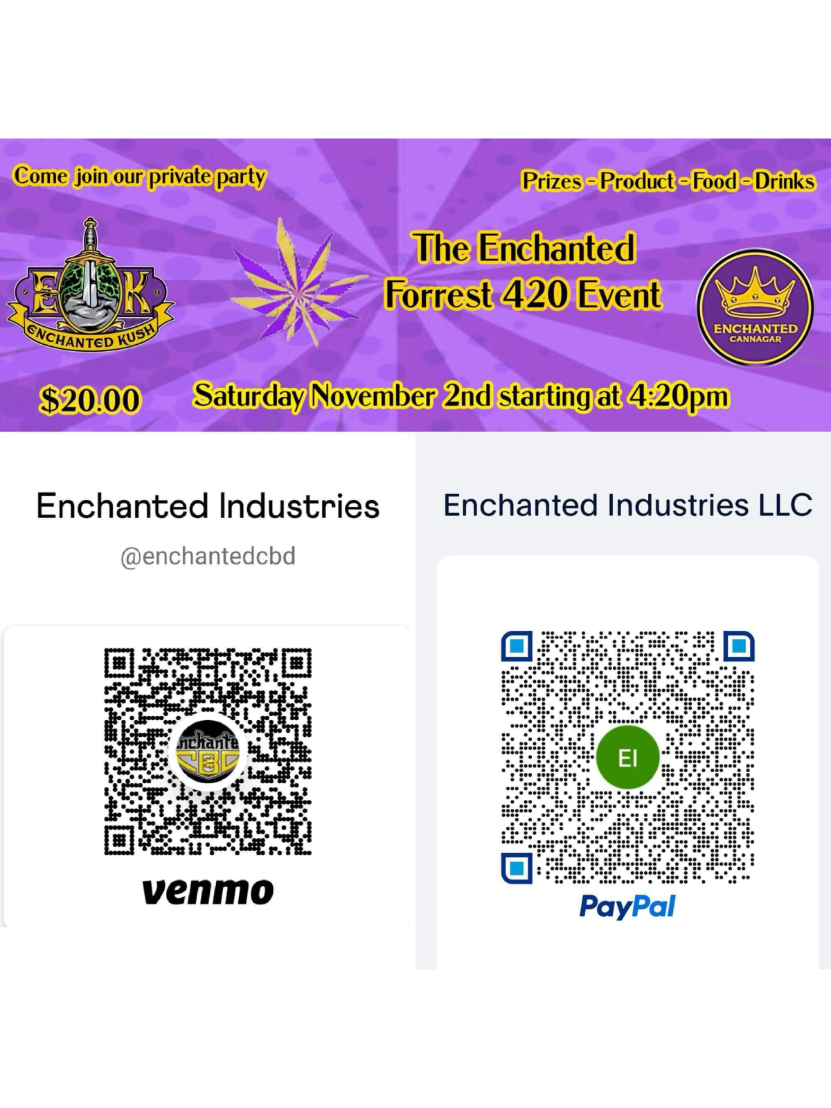 Enchanted Forrest 420 Event