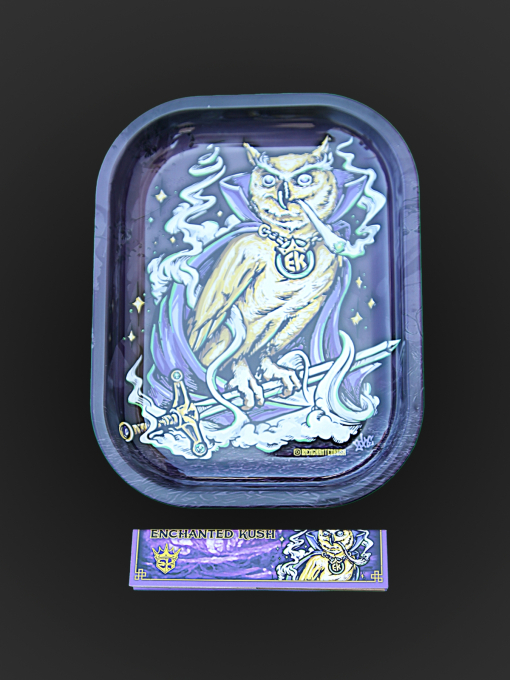 Owl Rolling Tray and Papers